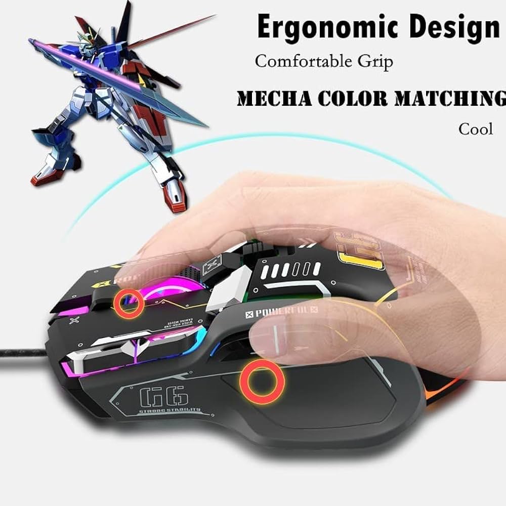 ああああページ G6 Wireless Gaming Mouse, Bluetooth Mouse, 3-Mode Connection